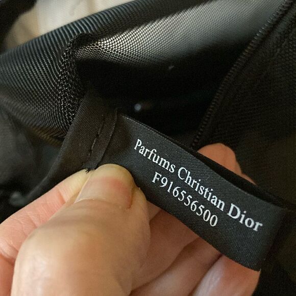 Dior Beauty Cosmetic/Jewlery Travel Case in Black Houndstooth with Silver logo. - Picture 9 of 10